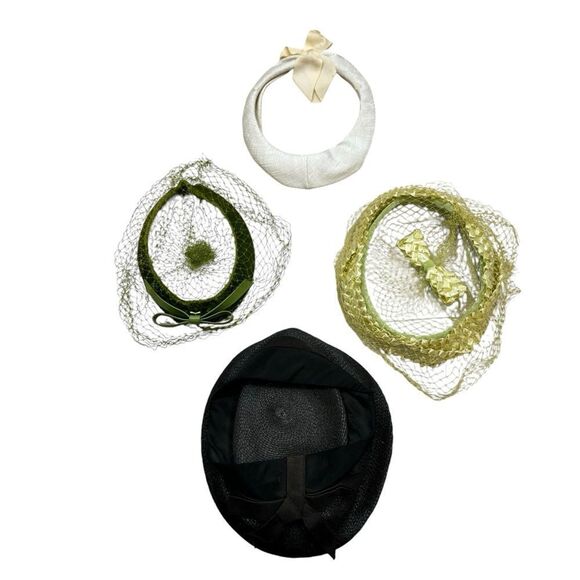 Lot‎ of 4 Ladies Vintage Hats and Fascinators - Picture 1 of 12